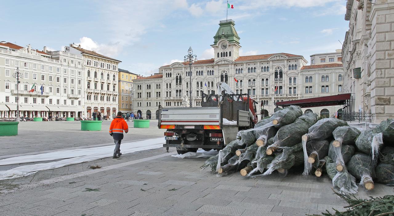 Christmas lights go up in Trieste InTrieste